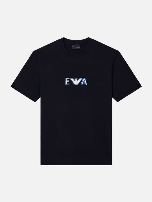 Armani Slim-fit Lyocell-blend jersey T-shirt with logo patch