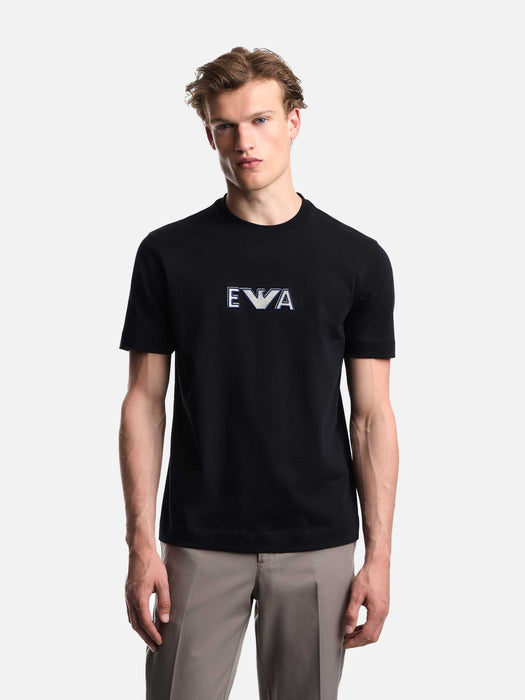 Armani Slim-fit Lyocell-blend jersey T-shirt with logo patch