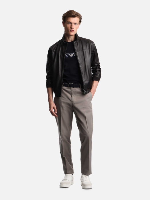 Armani Slim-fit Lyocell-blend jersey T-shirt with logo patch