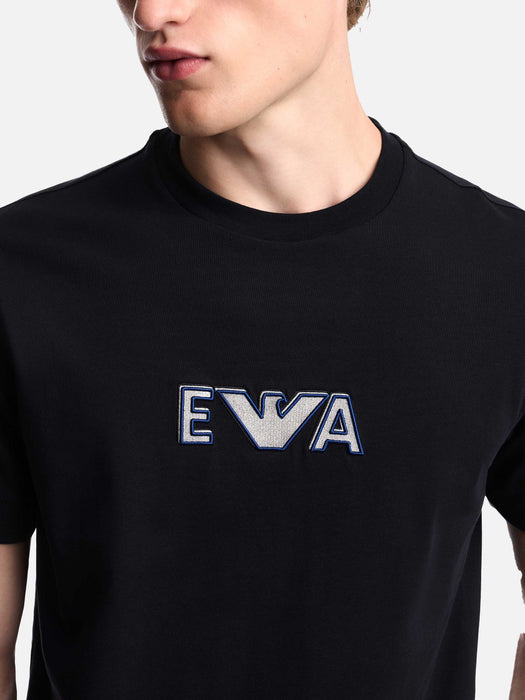 Armani Slim-fit Lyocell-blend jersey T-shirt with logo patch