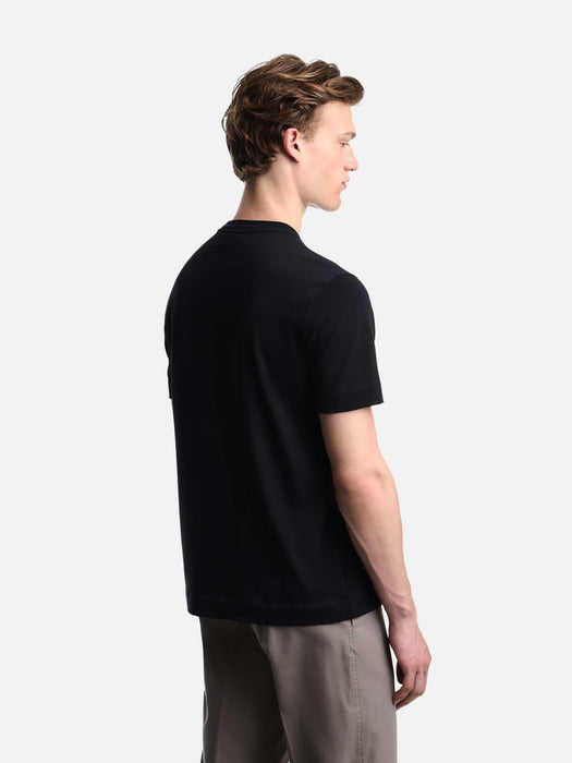 Armani Slim-fit Lyocell-blend jersey T-shirt with logo patch