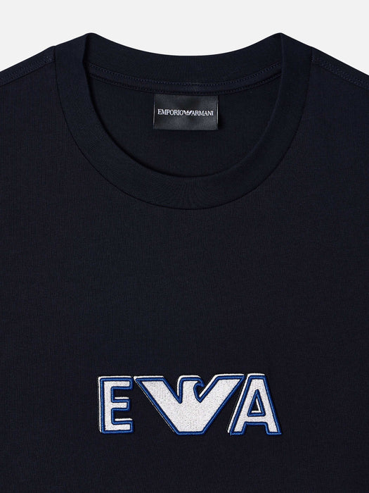 Armani Slim-fit Lyocell-blend jersey T-shirt with logo patch