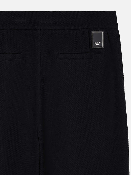Armani Travel Essential embossed jersey joggers