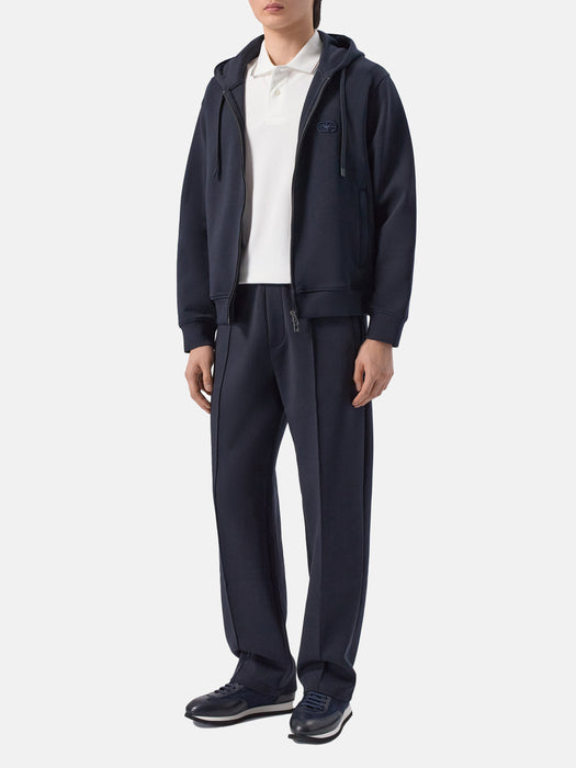 Armani Double-knit trousers with pleats