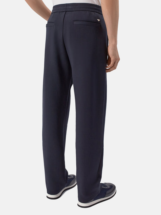 Armani Double-knit trousers with pleats