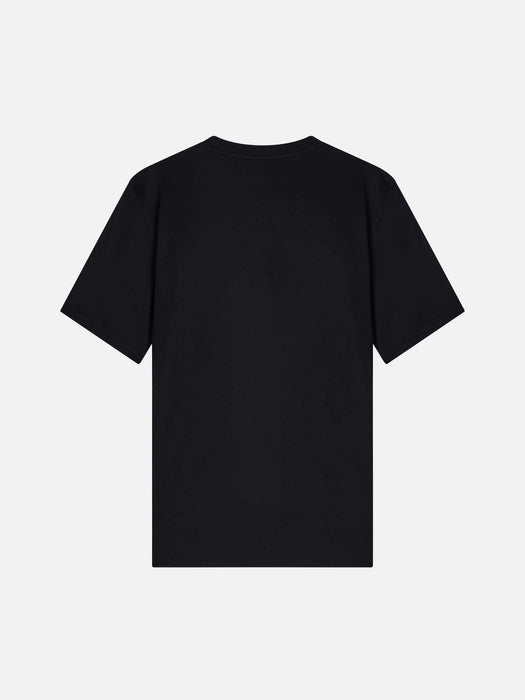 Armani Jersey t-shirt with embroidery in lyocell-blend Essential