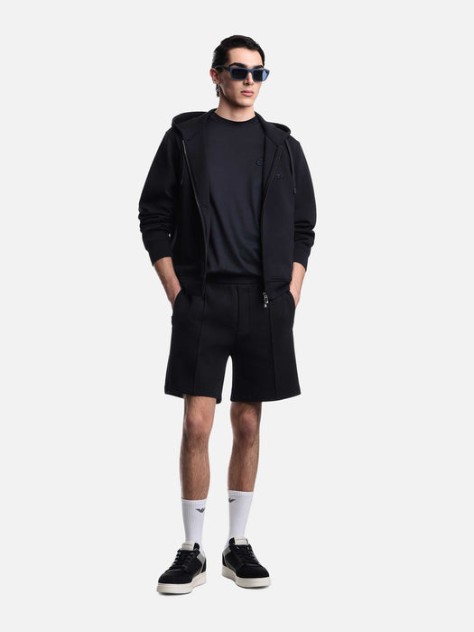 Armani Lyocell blend jersey T-shirt with EA logo embroidery