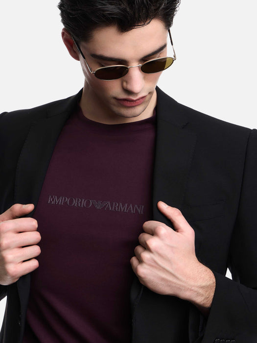 Armani T-shirt Essential slim fit in pima cotton jersey