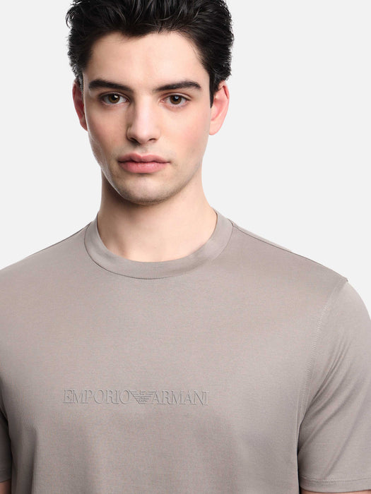 Armani T-shirt Essential slim fit in pima cotton jersey