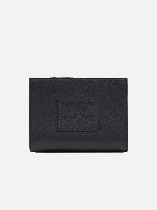 Armani Shoulder bag in tumbled leather