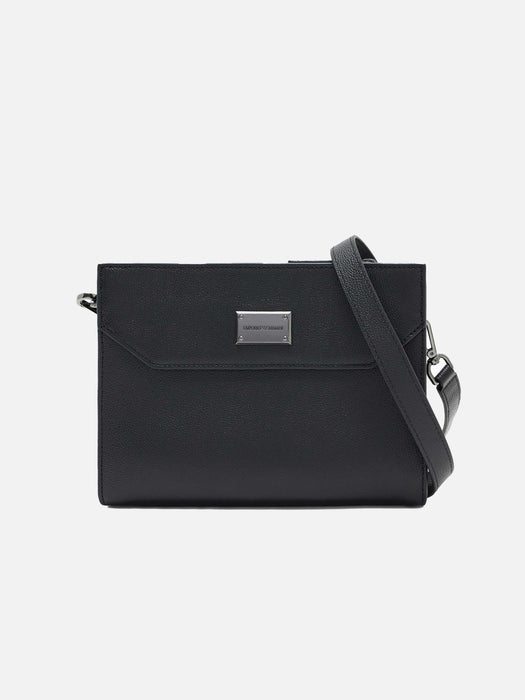 Armani Shoulder bag in tumbled leather