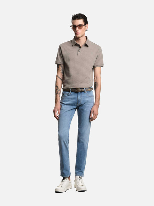Armani J45 Regular-fit washed 11.5 oz comfort denim jeans