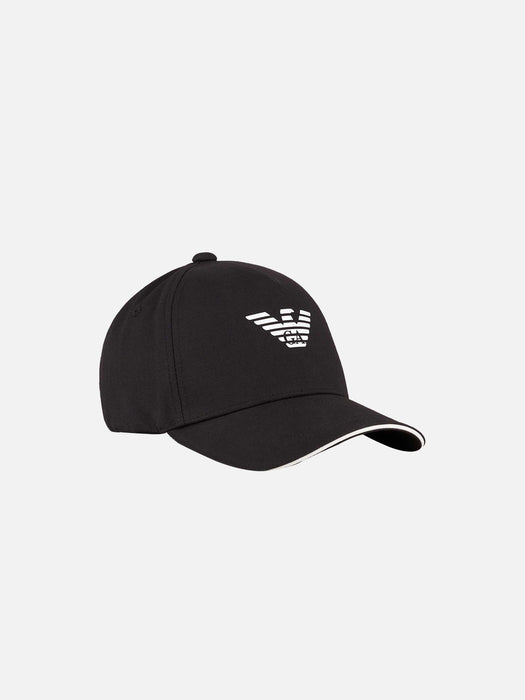 Armani Outdoor cap in cotton with an eagle print Essential