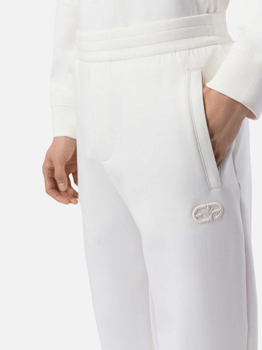 Armani Double Jersey Joggers with Logo