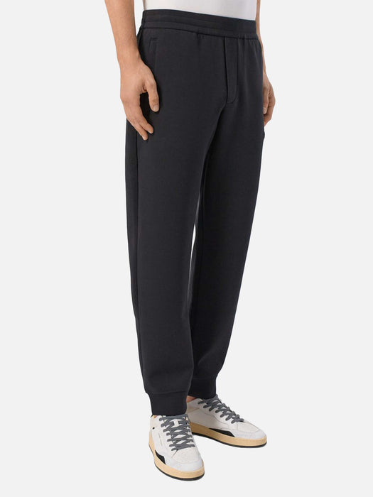Armani Double Jersey Joggers with Logo