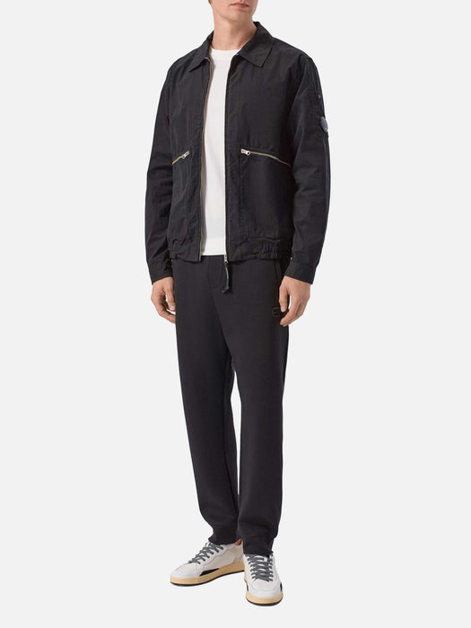 Armani Double Jersey Joggers with Logo