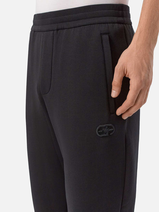 Armani Double Jersey Joggers with Logo