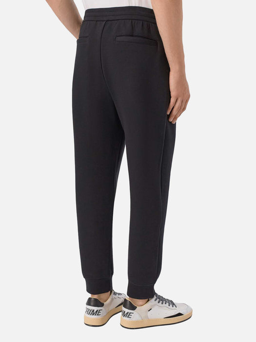 Armani Double Jersey Joggers with Logo