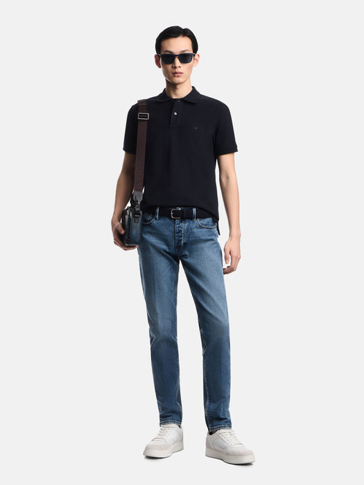 Armani Slim-fit piqué polo shirt