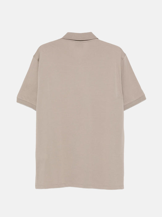 Armani Jersey polo shirt with embossed EA logo embroidery