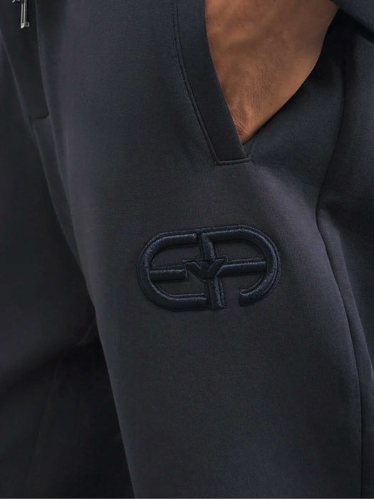 Armani Double Jersey Joggers with Logo