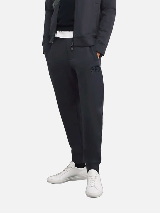 Armani Double Jersey Joggers with Logo