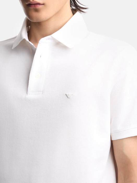 Armani Regular fit piqué polo shirt