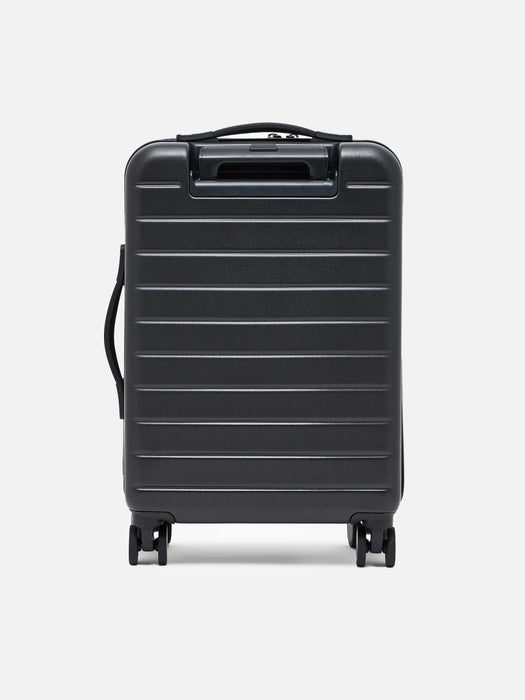 Armani ABS carry-on case with Saffiano detail and eagle plate