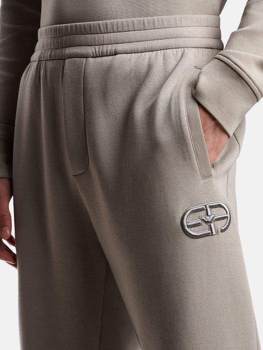 Armani Double Jersey Joggers with Logo