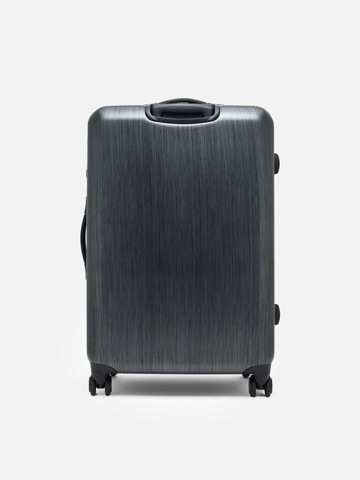 Armani ABS medium trolley suitcase with oversized, embossed eagle
