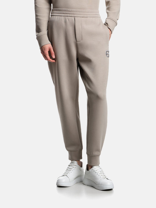 Armani Double Jersey Joggers with Logo