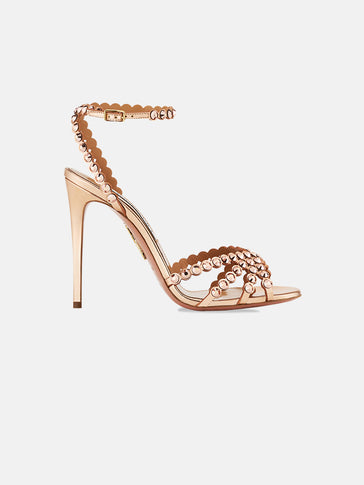 Aquazzura Gold Tequila 105 Sandal– The Boutique Asia
