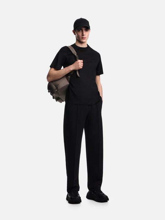 Armani Double-knit trousers with pleats