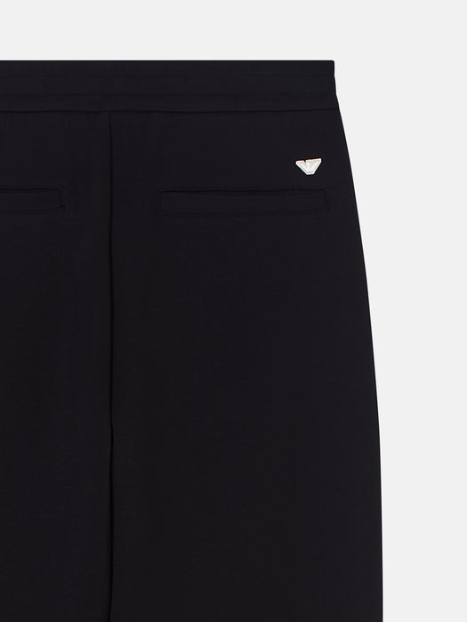Armani Double-knit trousers with pleats