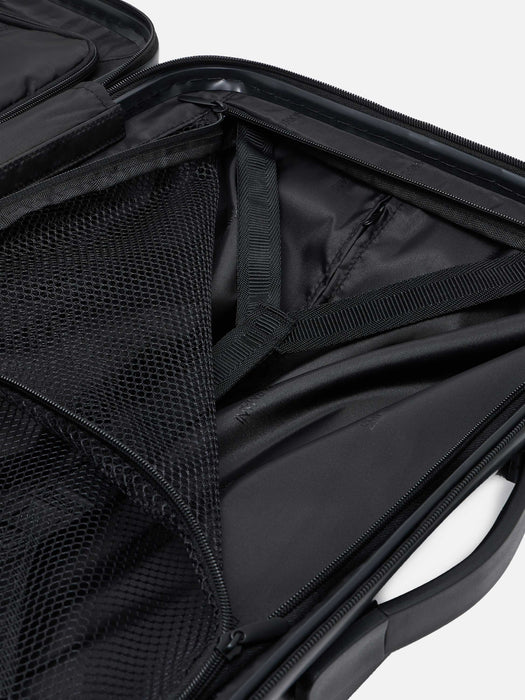 Armani ABS medium trolley suitcase with oversized, embossed eagle