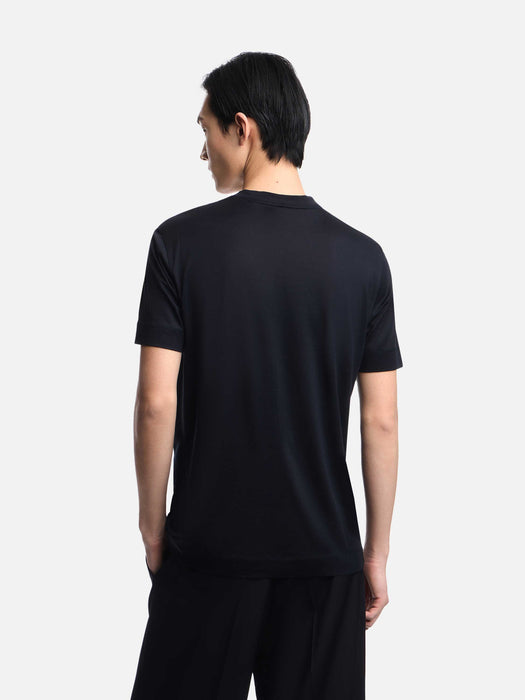 Armani Slim-fit Lyocell-blend jersey T-shirt with logo patch
