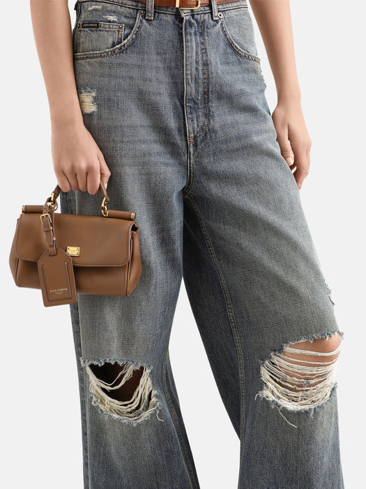 D&G Mini MySicily handbag in plongé calfskin