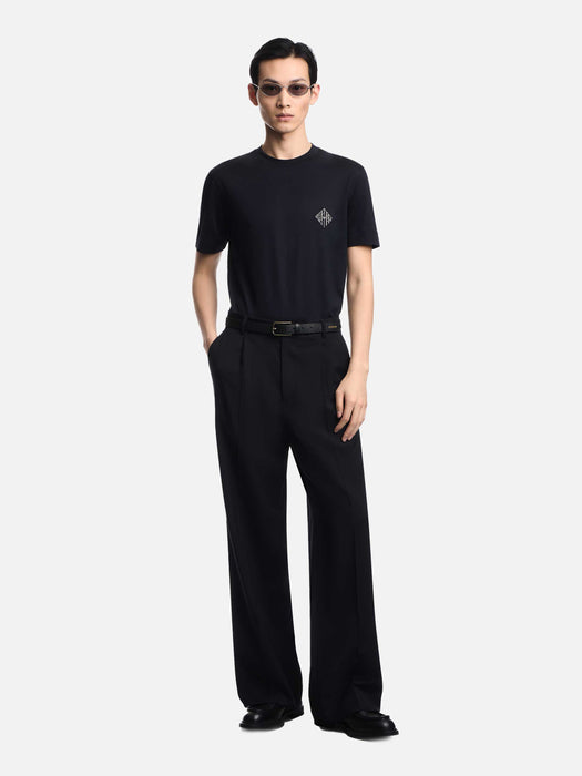 Armani Slim-fit Lyocell-blend jersey T-shirt with logo patch