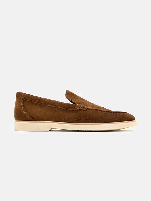 Magnanni Tan Suede Loafers