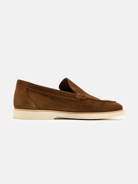 Magnanni Tan Suede Loafers