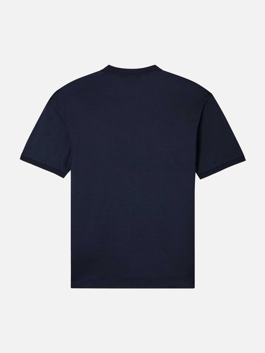 Armani Slim-fit T-shirt in a Lyocell-blend jersey, featuring a gradient eagle embroidery