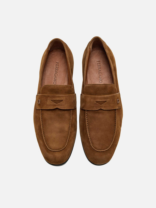 Ferragamo Suede Penny Loafer