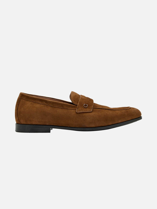 Ferragamo Suede Penny Loafer