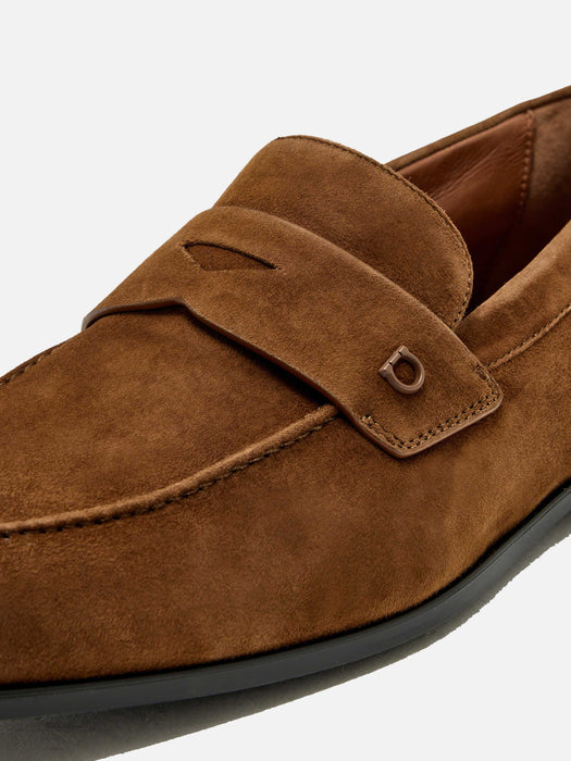 Ferragamo Suede Penny Loafer