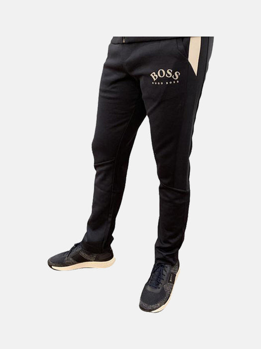Boss Slim-fit jogging trousers with curved logo - TB0048