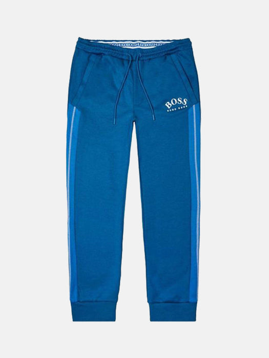 Boss Slim-fit jogging trousers with curved logo - TB0180