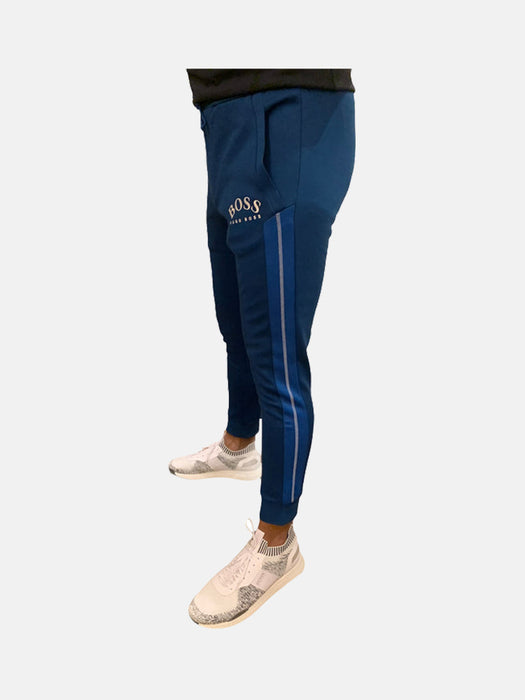 Boss Slim-fit jogging trousers with curved logo - TB0180