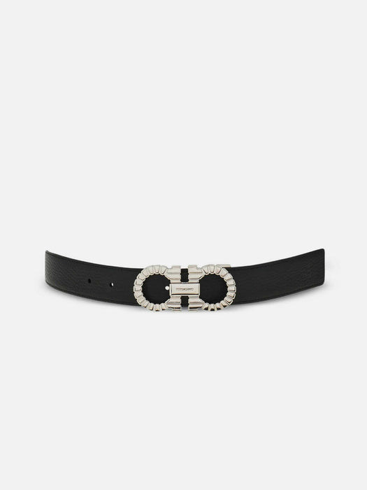 Ferragamo topstitched Gancini belt