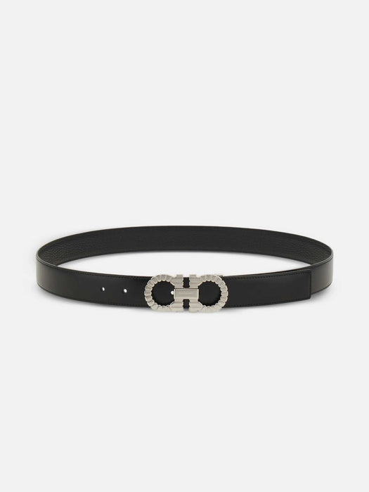 Ferragamo topstitched Gancini belt