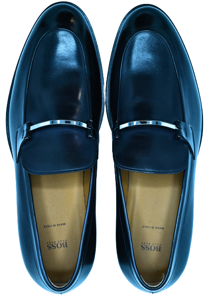Boss Loafers In Portuguese Leather With Logo-engraved Hardware - TB0393